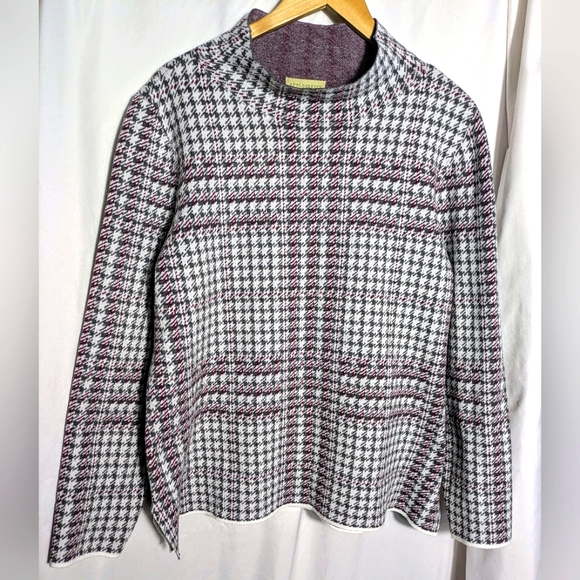 Women's Appleseed’s Houndstooth Print  Mock Turtleneck  Sweater| Size XL‎ - Picture 1 of 11